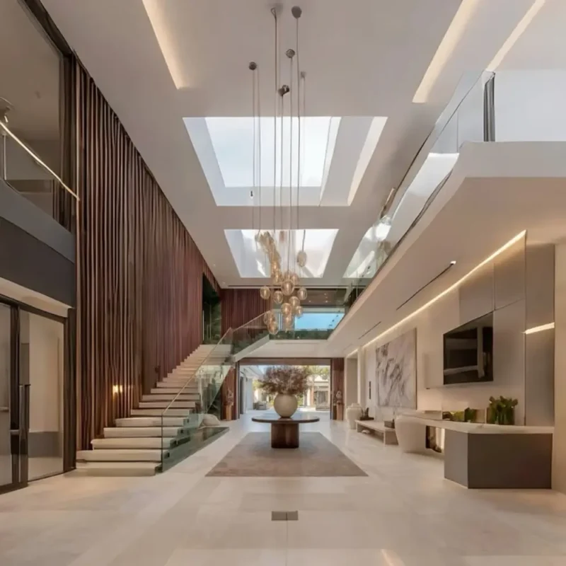 Dubai villa entrance hall design